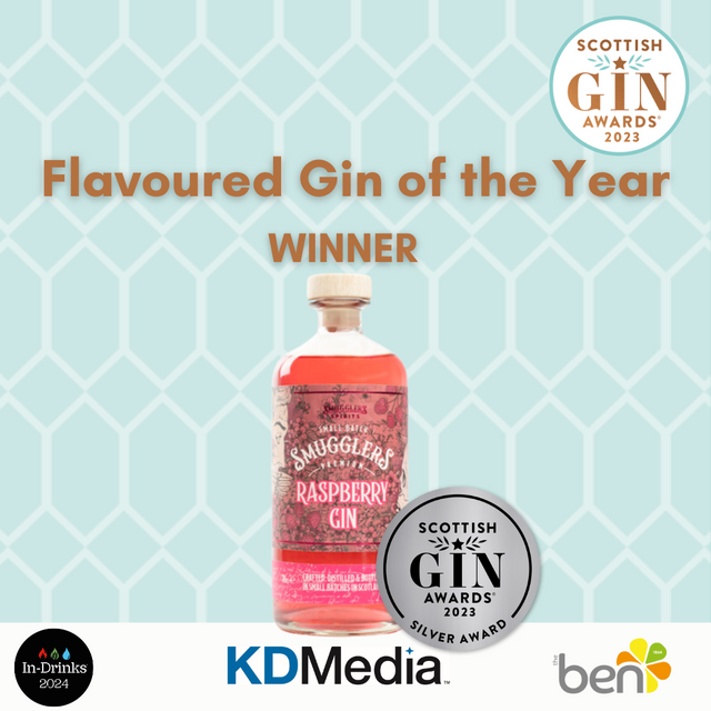 A Silver Lining for Smugglers Raspberry Gin: The Scottish Gin Awards 2023