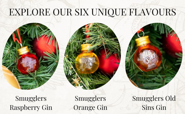 Three of the flavours included in the gift box