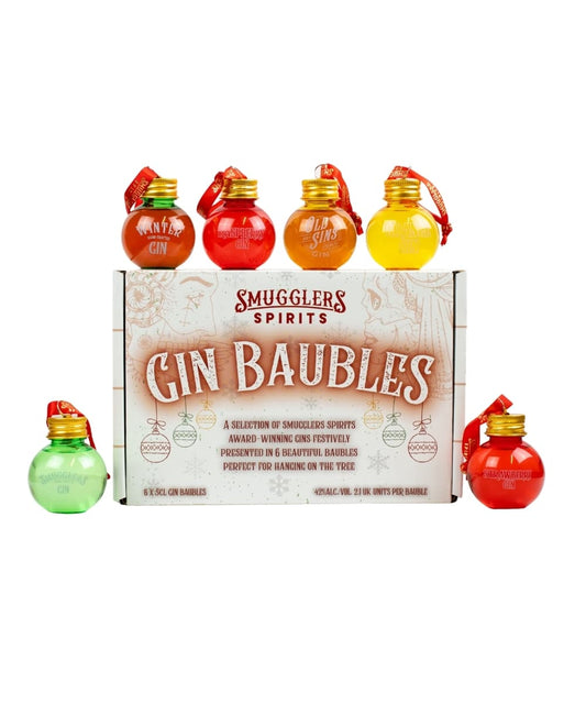 Smugglers Spirits Gin Baubles Christmas Gift Set