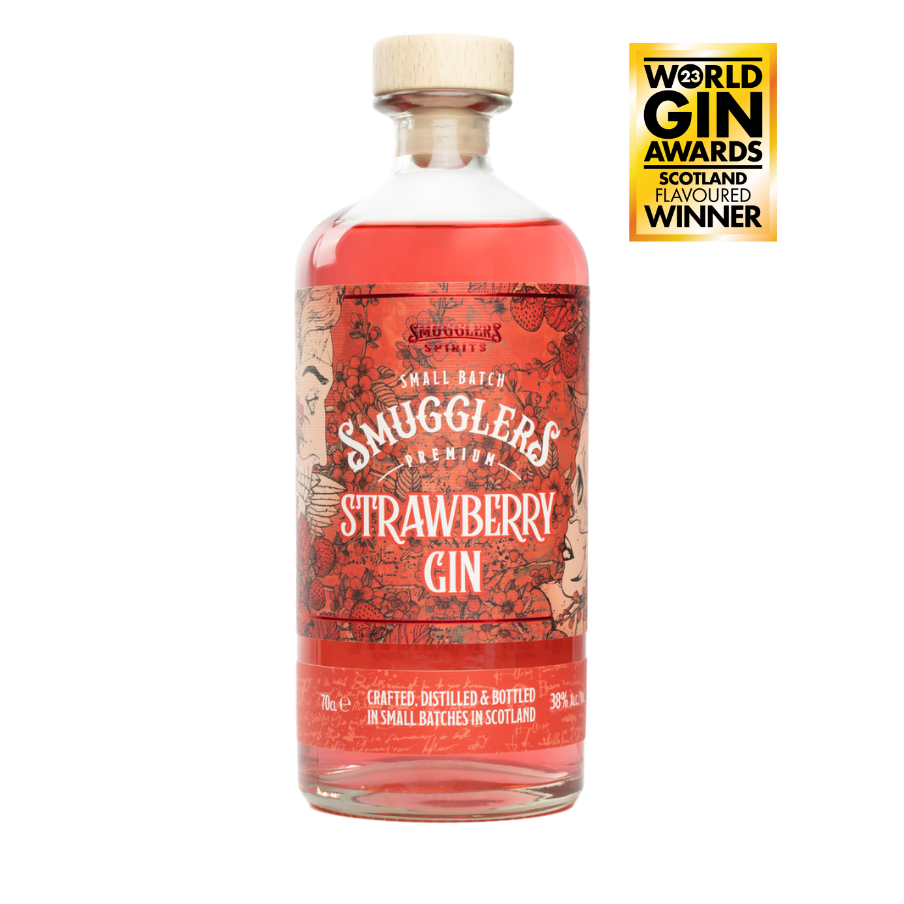 Smuggler's Strawberry Gin Smugglers Spirits Hand Crafted Gin