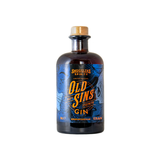 Old Sins Gin is Navy Strength Gin is handcrafted in small batches, 